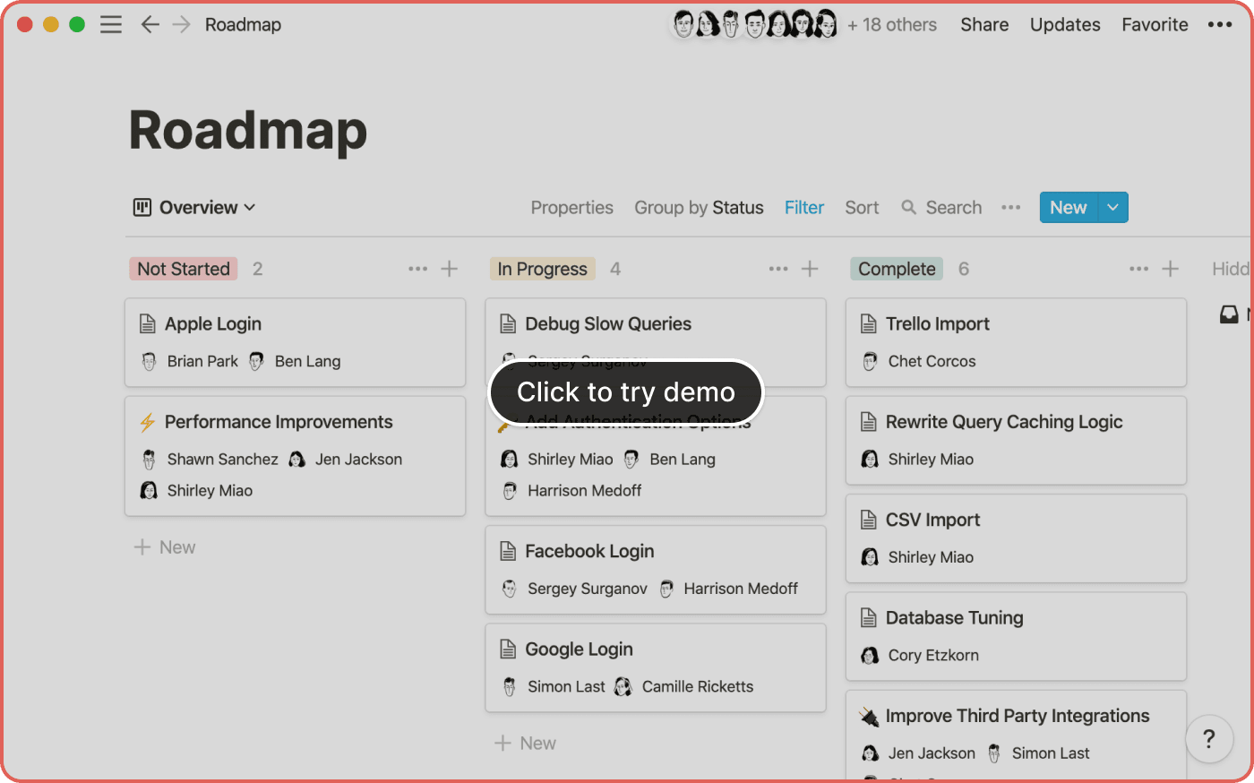 Sharing client app and marketing code enabled an embedded live product demo.